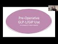 App lecture series  impact of glpgip medications on bariatric surgery practice