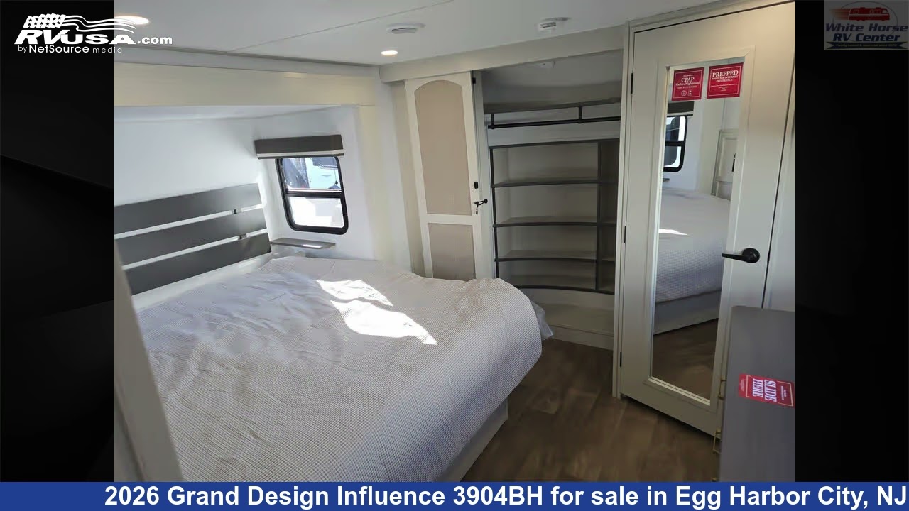 Spectacular 2026 Grand Design Influence Fifth Wheel RV For Sale in Egg Harbor City, NJ | RVUSA.com
