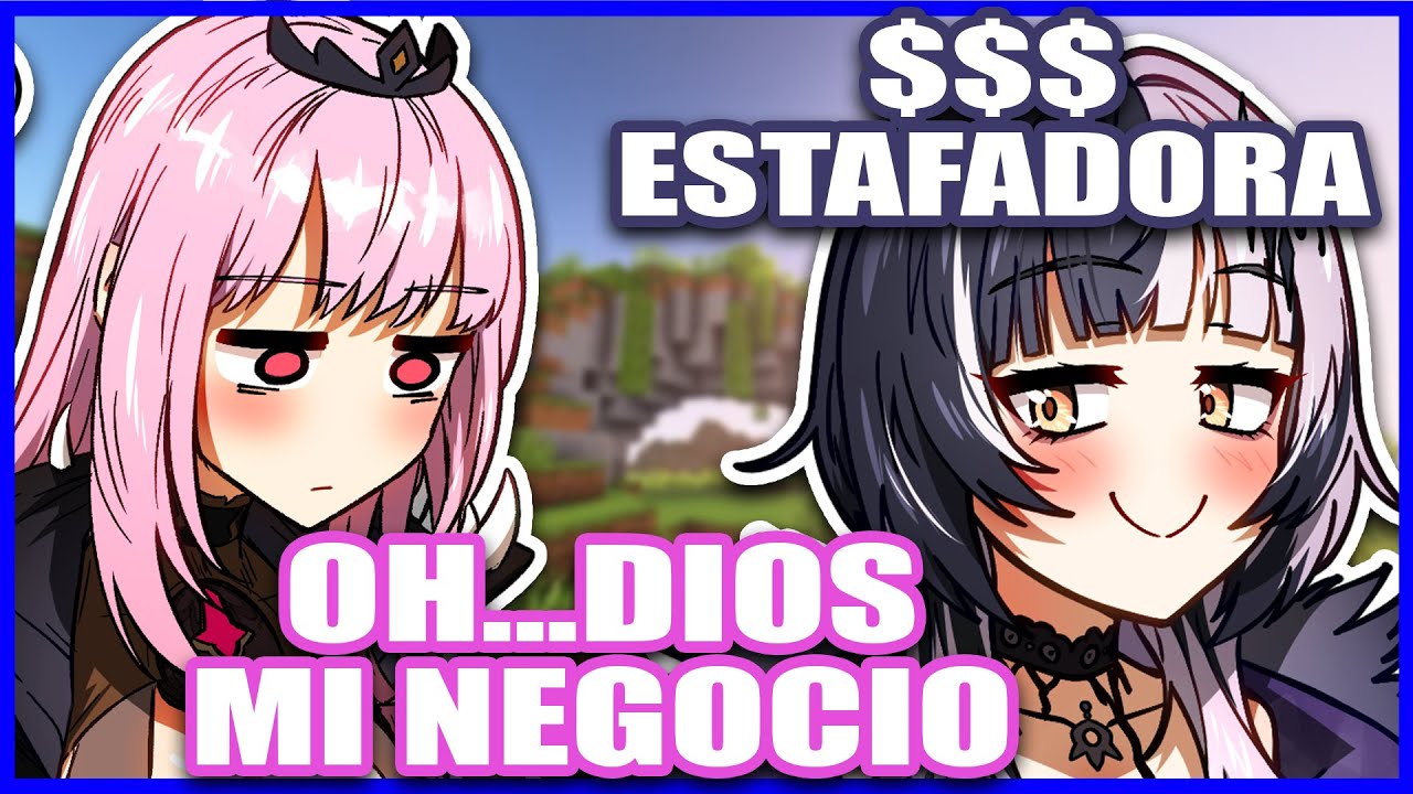 Shiorin esta empeñada en arruinar el negocio de Calli xd 【ENigmatic Recollection】