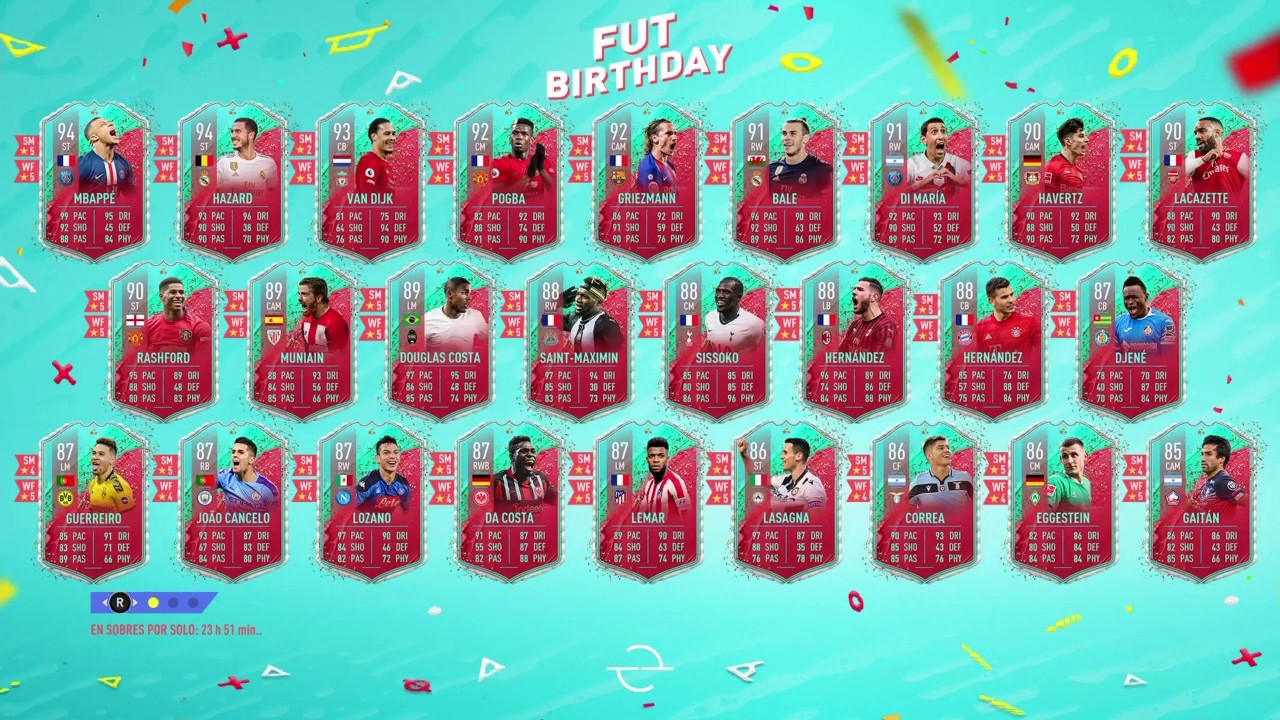 SBC SORPRESA DEL ANIVERSARIO DE FUT!!!! SALE FUTURE STAR
