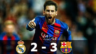 Реал Мадрид 2-3 Барселона Обзор матча 23.04.2017 HD