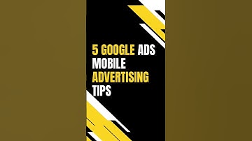 📢📲 5 Google Ads Mobile Advertising Tips 📲📢 #ppc