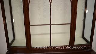 Antique Regency Display Cabinet