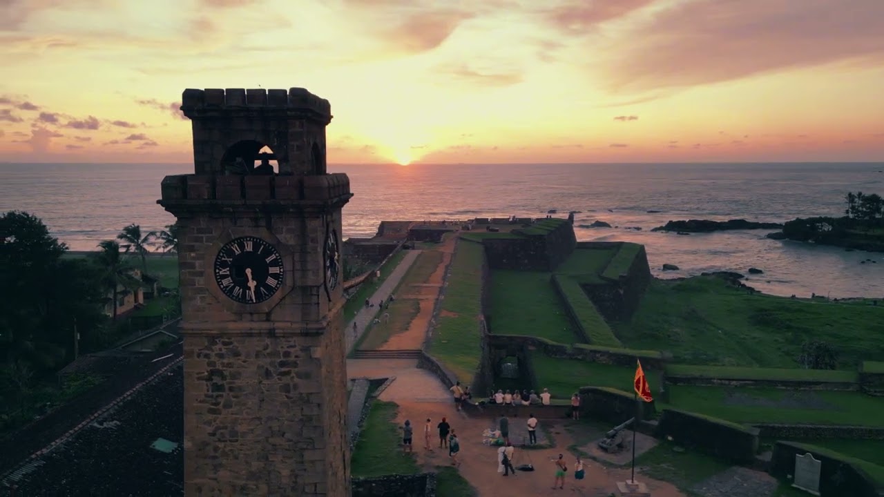 Galle Fort: Aerial Journey Through History and Heritage [4k]