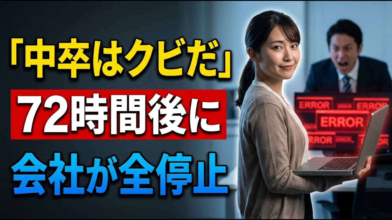 「中卒は仕事できないからクビなww」凄腕エンジニアと知らず派遣社員を侮辱したエリート部長→「   わかりました」速帰宅した結果…