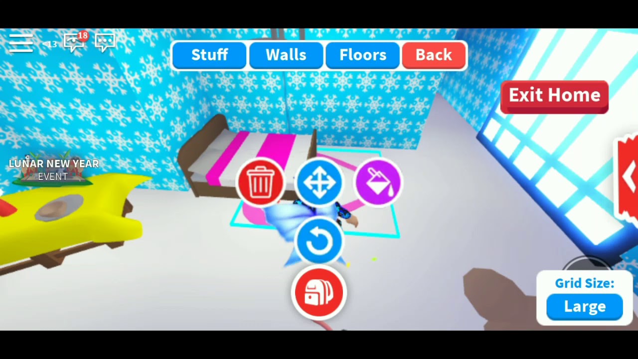 Arranging my house in adopt me YouTube
