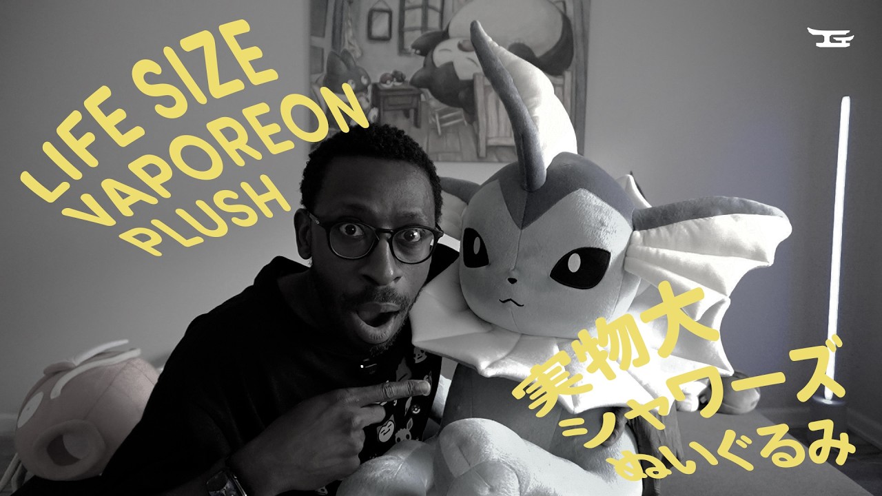 LIFE SIZE VAPOREON PLUSH OPENING!!!