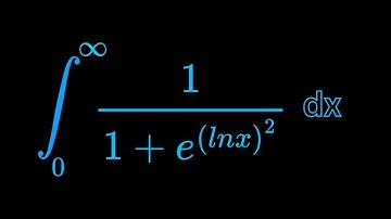 Monster Integral of 1/1+e^(lnx)^2 dx from 0 to infinity