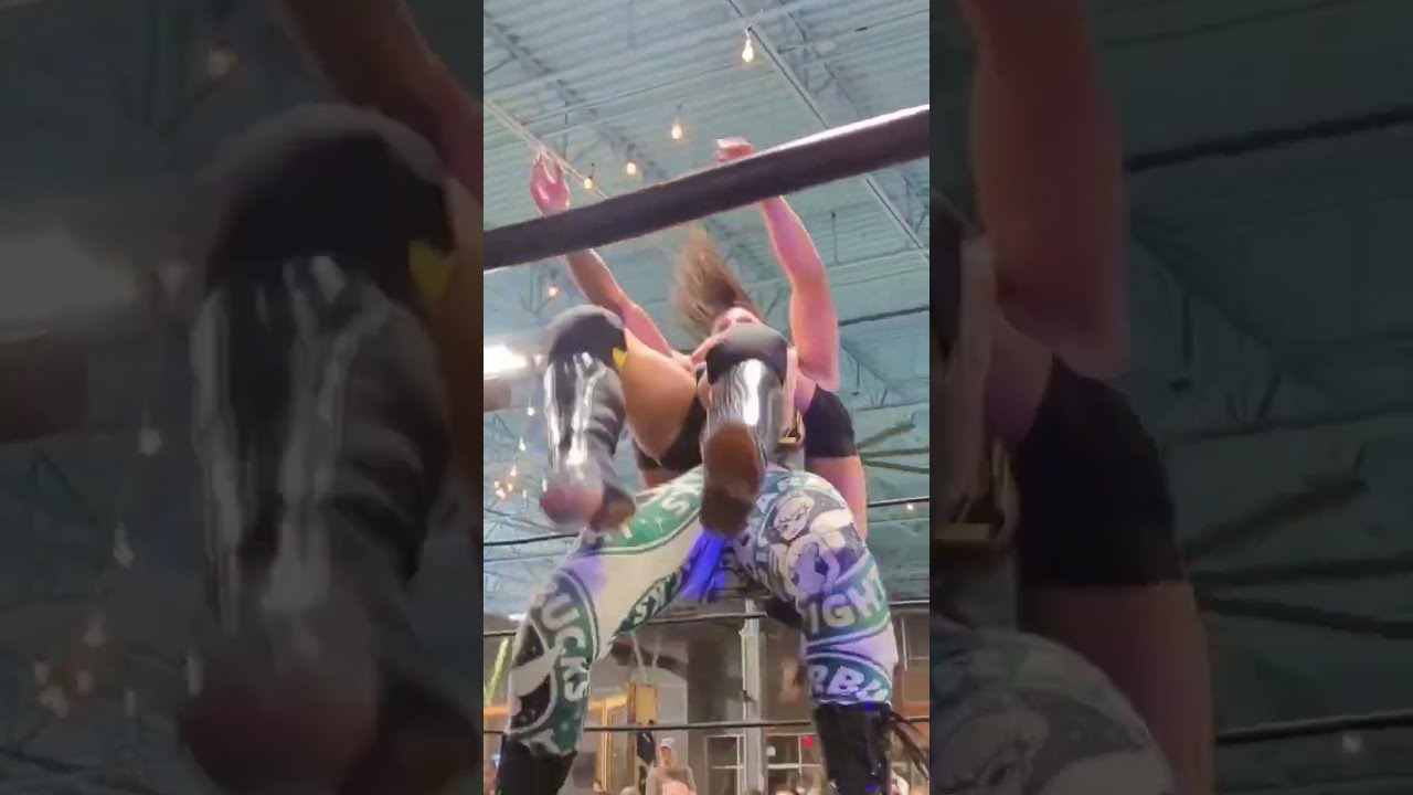 Alex Van Zant suplexes Jason Hotch at MPW in Taylor, Michigan