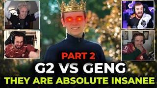 G2 Streamers Going Crazy Seeing G2 Destroying GenG 3 in a 3-0 Sweep  (With EN Subs)