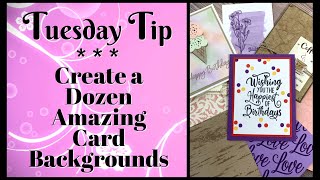 How to Create 12 Amazing Greeting Card Backgrounds with Mind Blowing Ease