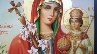 🕊🌹🙏АКАФИСТ ПЕРЕД ИКОНОЙ БОГОРОДИЦЫ " НЕУВЯДАЕМЫЙ ЦВЕТ!🌹часть 1🙏🌹🕊