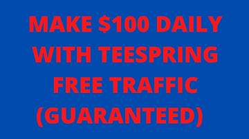 How To Make $100 Per Day With Instagram And TeeSpring(100% free traffic source)