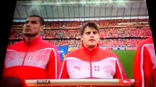 Spain Vs Switzerland National Anthems