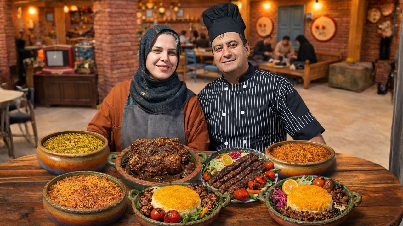 Hardworking Iranian Couple Keeps Gilani Food Tradition Alive | Northern Iran Cuisine