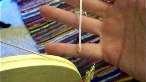 Part 1 of Corespinning Demo- Prepping materials including sequins strands