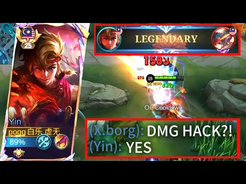 YIN NEW BUILD FIRST SKILL ONE HIT DELETE!!! X.BORG SHOCK TO IT!!! - YouTube