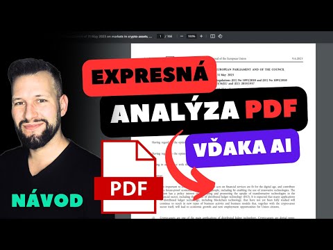 Cover: Návod - Práca s PDF dokumentmi Vďaka AI - Ušetri Množstvo Času!