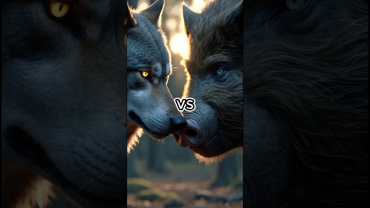 Wolf vs Wild Boar vs other animals 