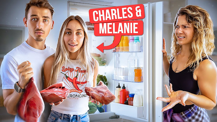 CHARLES & MÉLANIE BALANCENT LEUR FRIGO ! (du foie et du pâté au petit déjeuner...)