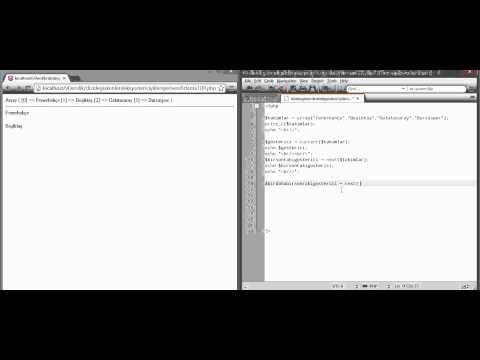 Dizideğişkenlerdeki Göstericiyi ileri geri ve sıfırlama PHP next() prev() reset()