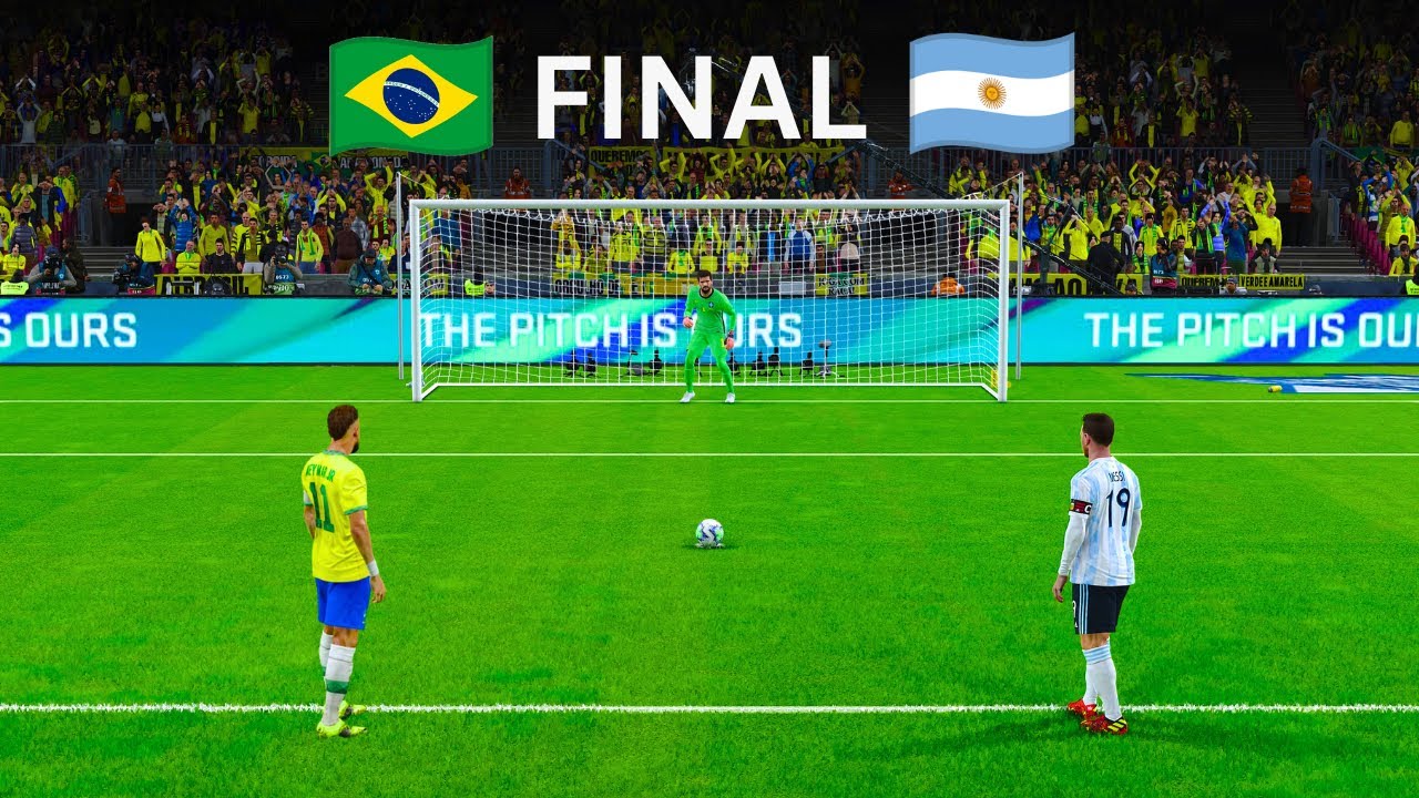 Бразилия против Аргентины \ Неймар против Месси \ Финал чемпионата мира 2026 \ Серия пенальти