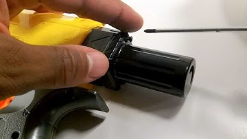 Nerf Recon CS-6 AR removal, Spring replacement and Aluminum Plunger mod
