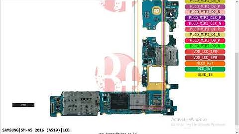 Samsung A5 2016 SM A510 LCD Black No Lcd Grapic Problem Hardware Solution