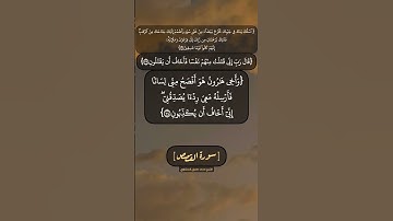 سورة القصص الآية ٣٣ الى ٣٥ بصوت الشيخ محمد صديق المنشاوي