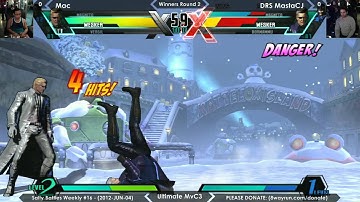 Salty Battles #16 - UMvC3 W2 - Mac VS DRS MastaCJ