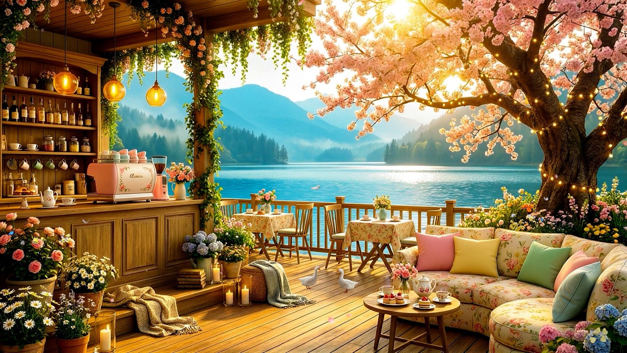 【살랑살랑  봄날의 재즈】봄바람과 재즈가 나눈 속삭임 | Spring Jazz | 하루를 기분 좋게 시작하는 재즈/카페에서 하루종일 듣기 좋은 재즈음악/스타벅스 매장음악