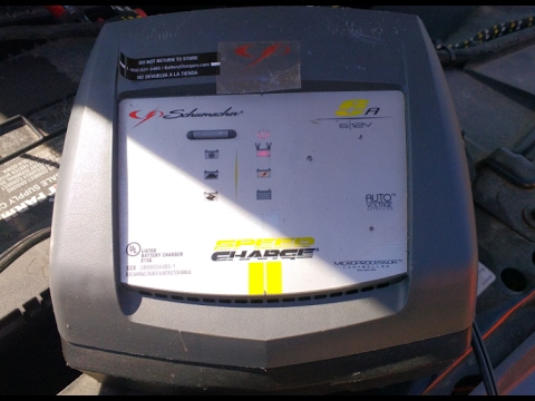 Schumacher XC6 6/4/2-Amp Battery Charger Review - YouTube