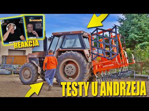 BRONCZEK & JANKUS oglądają PODLASKIE PRZYGODY Andrzeja 🤣 Testy & Siewy