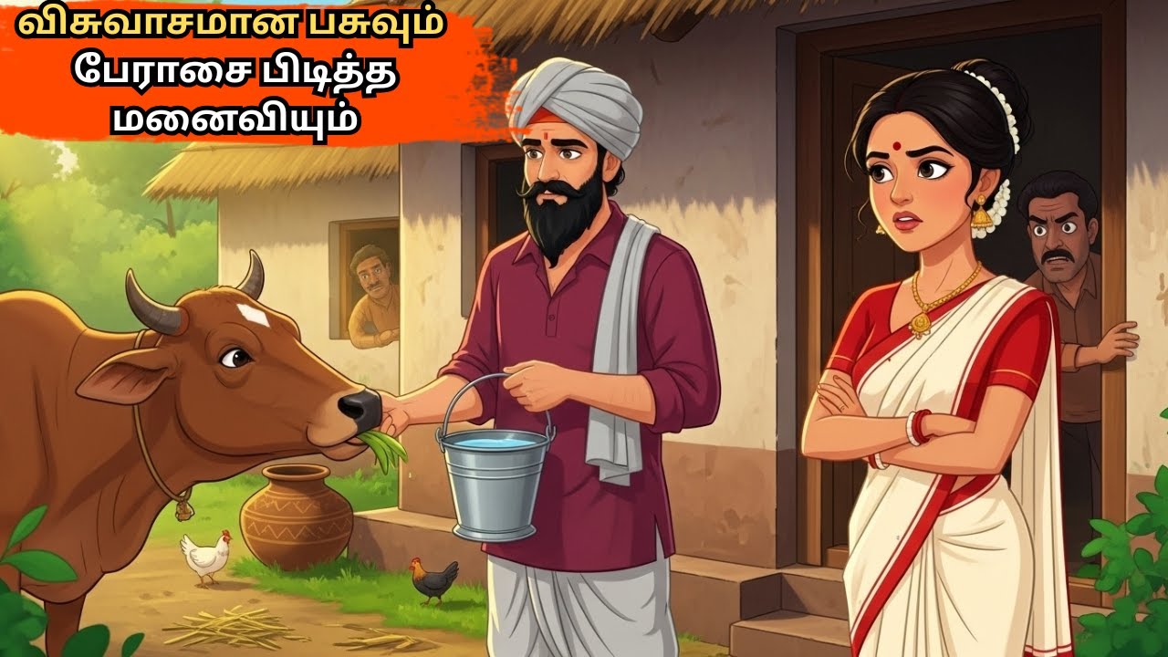 The Loyal Cow and the Greedy Wife | Tamil Moral Story - YouTube