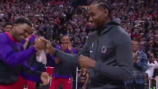 Kawhi Leonard RING CEREMONY With KYLE LOWRY In RETURN To TORONTO! Clippers vs. Raptors!