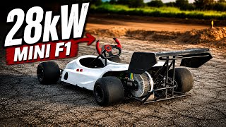 I built a MINI F1 CAR! (72V 28kw)