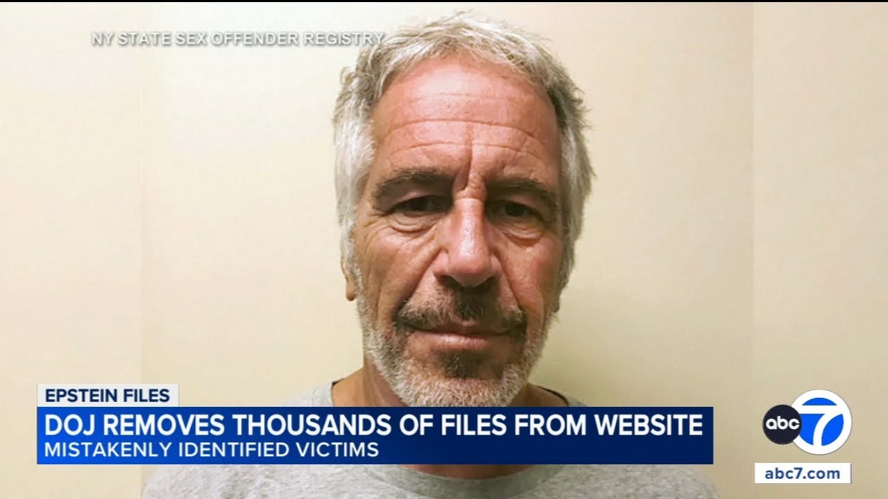 Epstein files: DOJ removes thousands of documents that ID’d victims