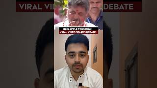DK Shivakumar's Apple-Throwing Video Sparks Political Row #news #vuralvideo #dkshivkumar
