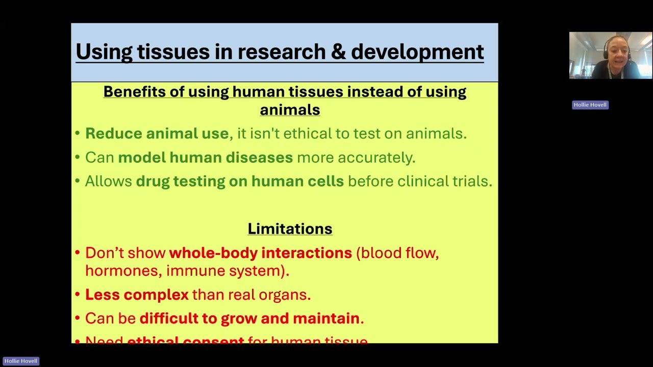 AAQ Using tissues in research
