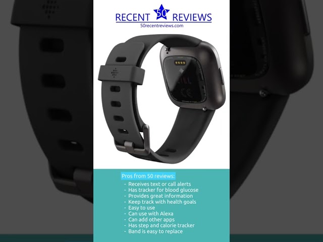 50 Recent Reviews Fitbit Versa 2 Health and Fitness Smartwatch