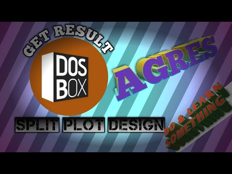 Split Plot Design - Get Result Using Agres (Part -3) | AGRES | THIRUMAL and Dr. R . Gangai Selvi