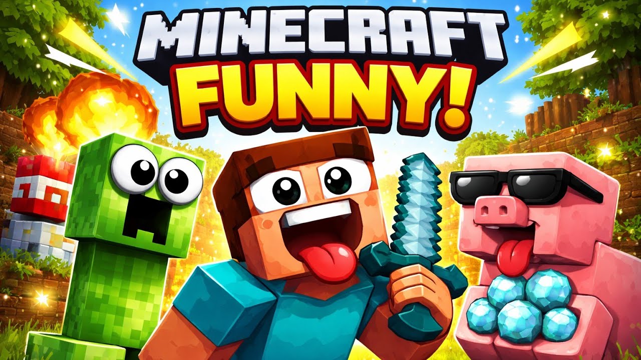 Minecraft Funny Moments 😂 | Epic Fail Compilation - YouTube
