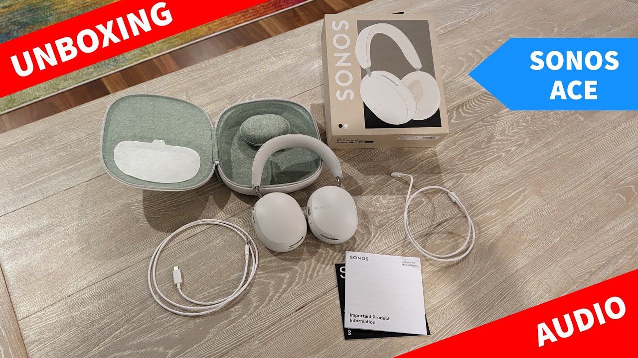 SONOS Ace Unboxing - New Bluetooth headphones 2024 - YouTube