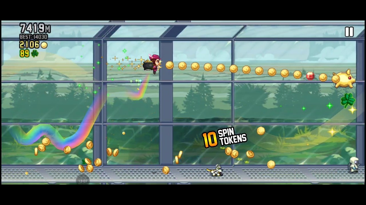 Jetpack Joyride St Patrick's Day Event 11 - YouTube