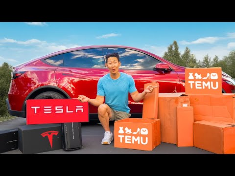 I Bought Actual Tesla Accessories vs Temu (Real or Fake?)