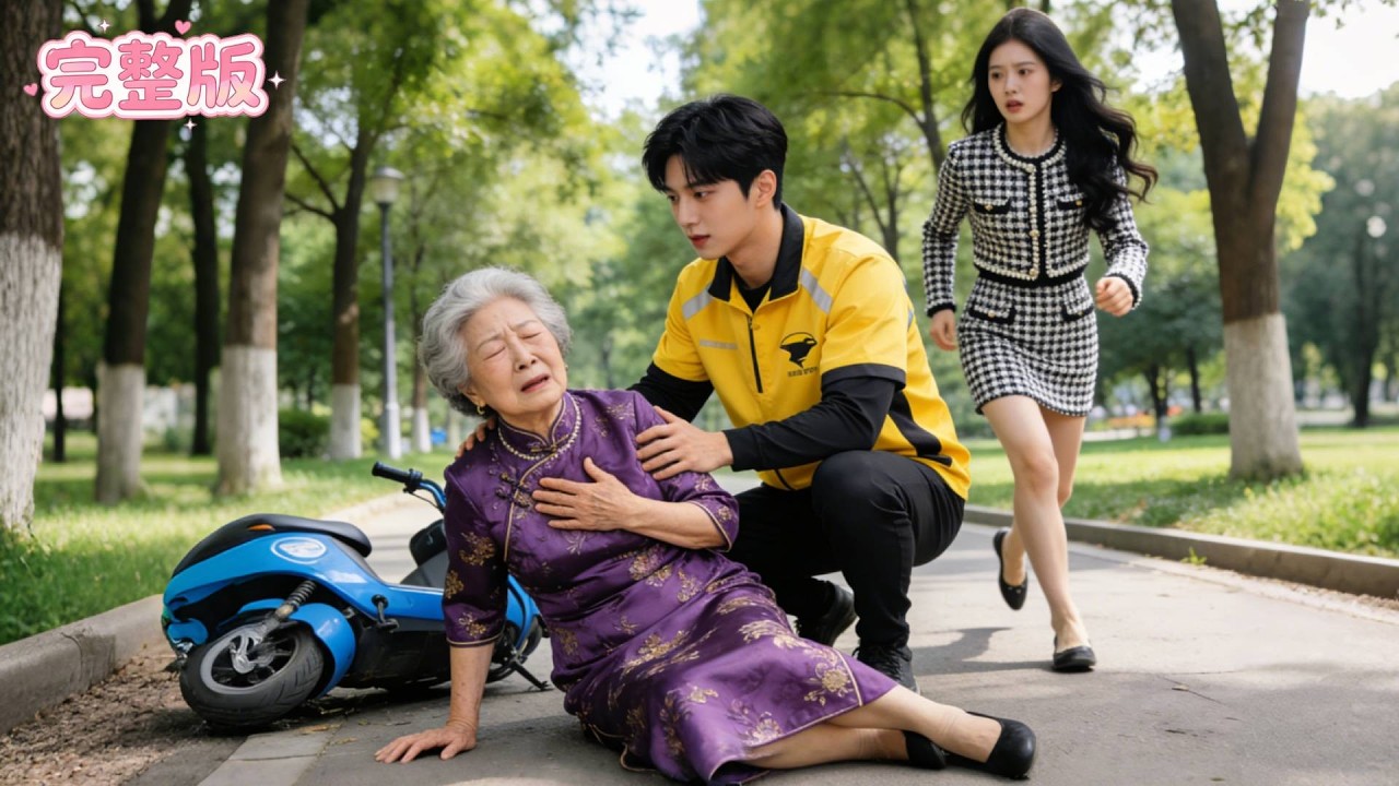 窮外賣員隨手救下的老太太，竟是京城總裁的親生母親！從此邁入豪門，人生徹底翻盤！#霸总 #甜寵 #愛情 #短劇 #總裁 #灰姑娘 #追妻火葬场