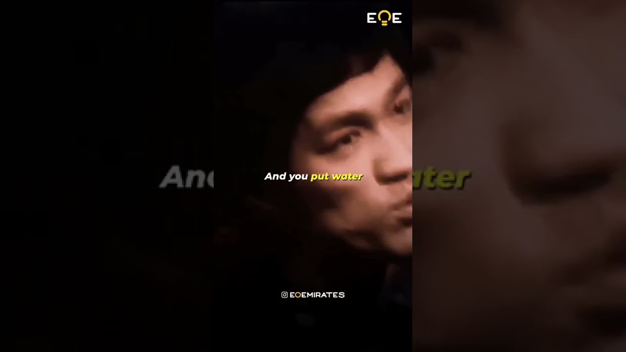 “Be formless” Bruce Lee