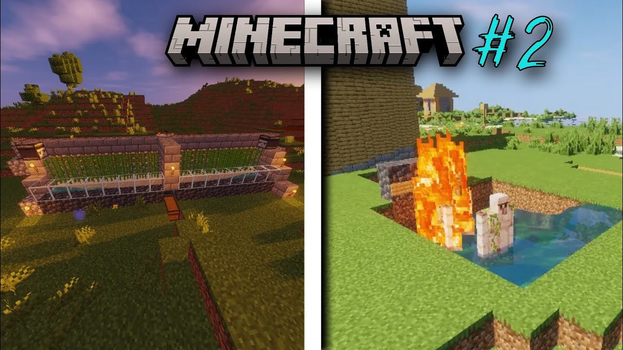 I upgraded my base at Minecraft Survival Let's Play #2 (Tagalog) 1.20.1 ...