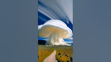 Natural beauty cute mini cloud in the street😍