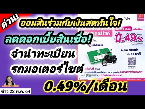 ดอกเบี้ย รถใหม่ 2564